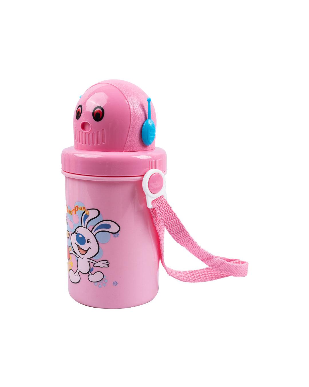 Kids Sipper Bottle, Pink, Plastic, 450 mL - MARKET 99