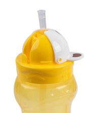 Kids Sipper Bottle, Yellow, Plastic, 380 mL - MARKET 99