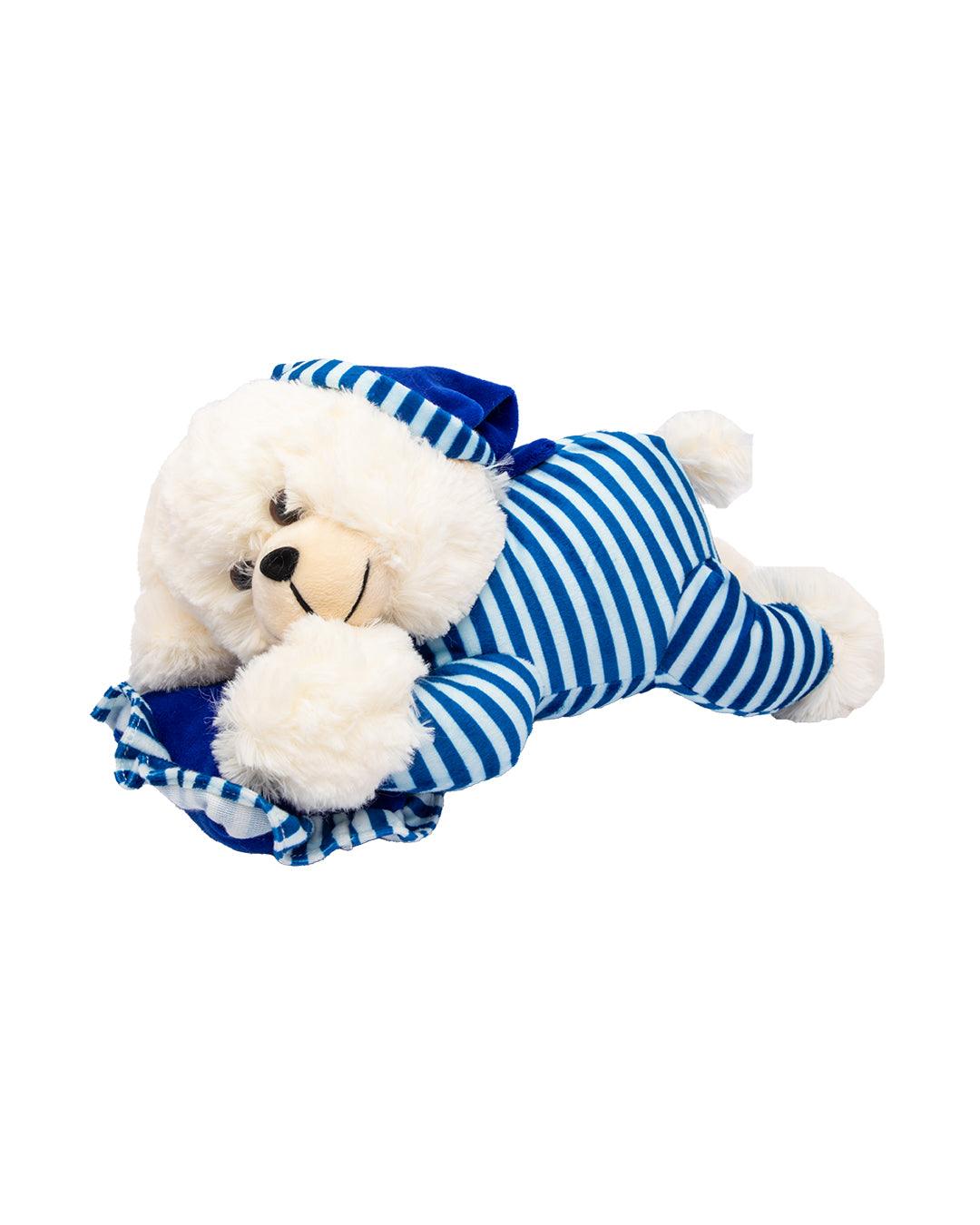 Kids Star Dreaming Bear, Plush Toy, Blue, Polyester - MARKET 99