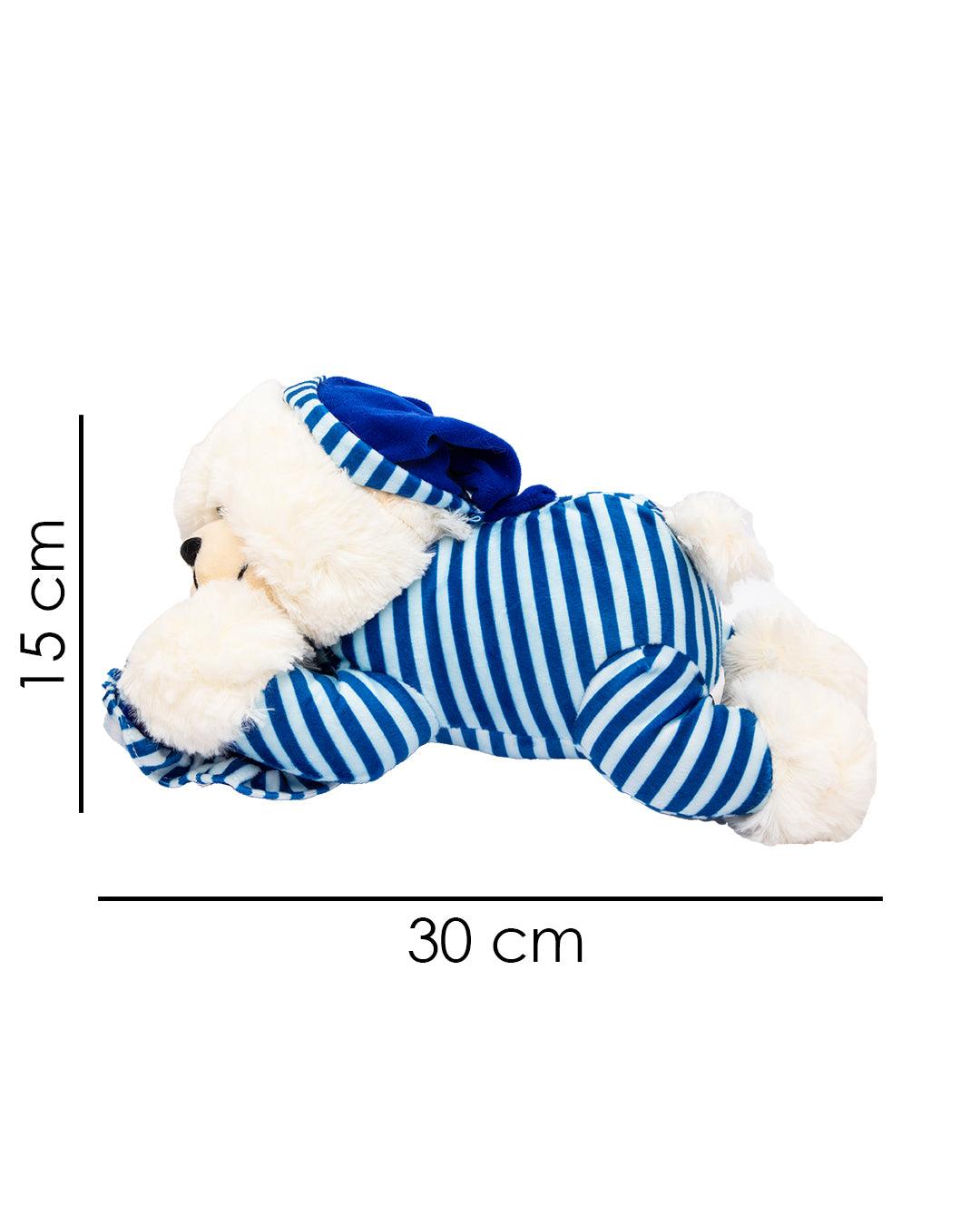 Kids Star Dreaming Bear, Plush Toy, Blue, Polyester - MARKET 99