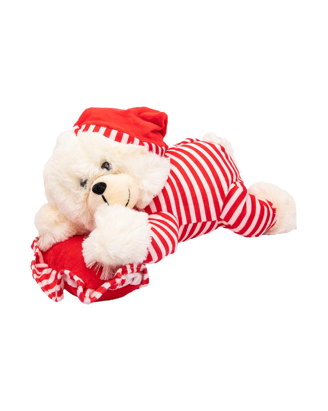 Kids Star Dreaming Bear, Plush Toy, Red, Polyester - MARKET 99