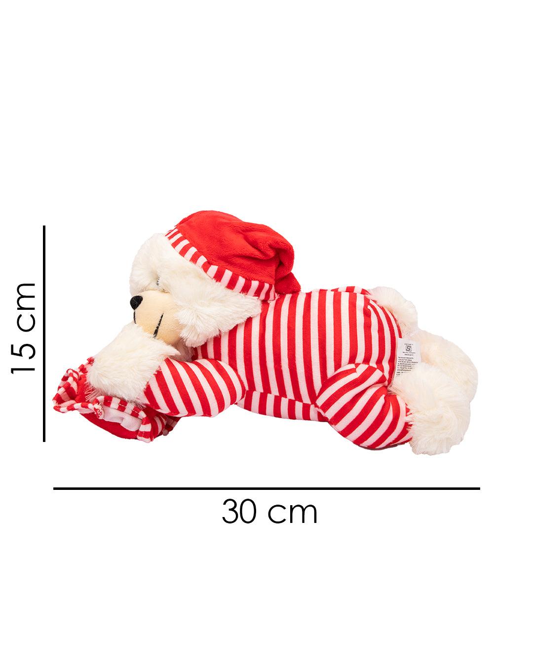 Kids Star Dreaming Bear, Plush Toy, Red, Polyester - MARKET 99