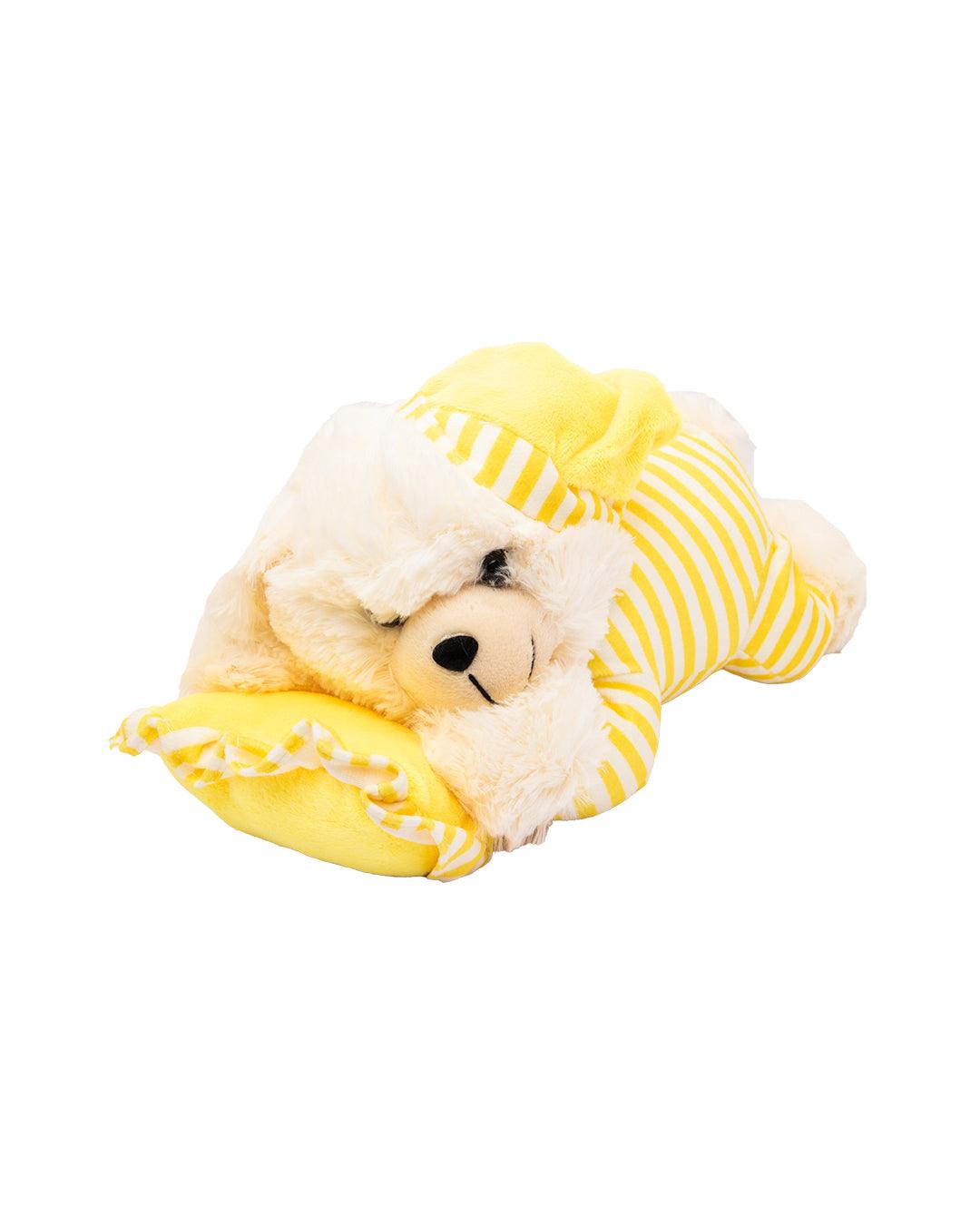 Kids Star Dreaming Bear, Plush Toy, Yellow, Polyester - MARKET 99