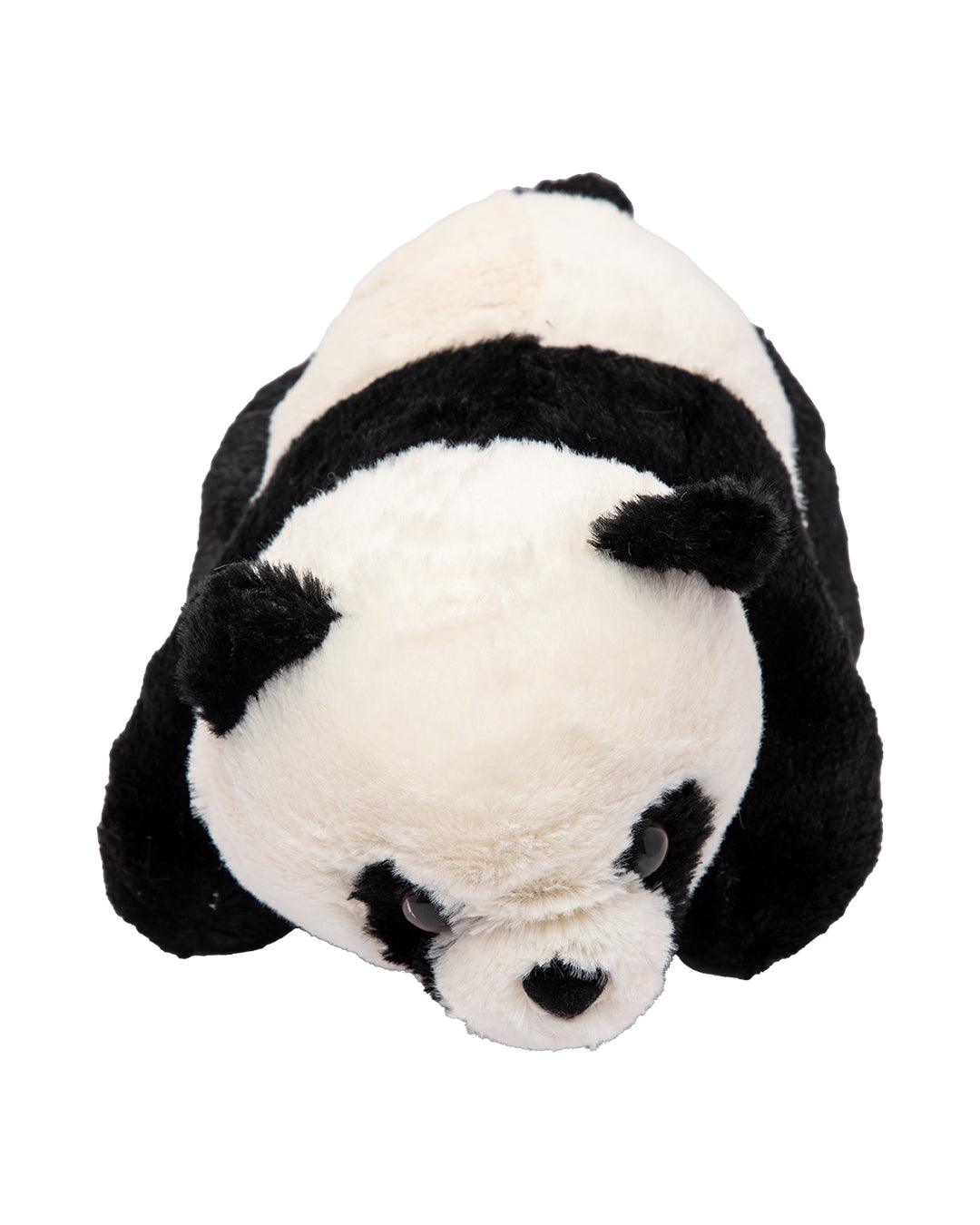 Kids Star Panda, Plush Toy, White & Black, Polyester - MARKET 99