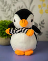 Kids Star Peppy Penguin, Plush Toy, While & Black, Polyester - MARKET 99