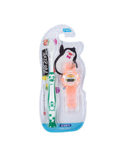 Kids Toothbrush, with Kid Watch, Orange, Plastic - MARKET 99