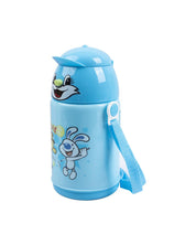 Kids Water Bottle, Blue, Plastic, 450 mL - MARKET 99