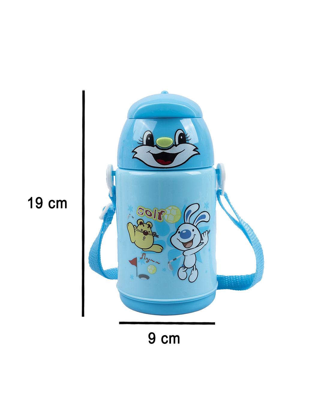 Kids Water Bottle, Blue, Plastic, 450 mL - MARKET 99