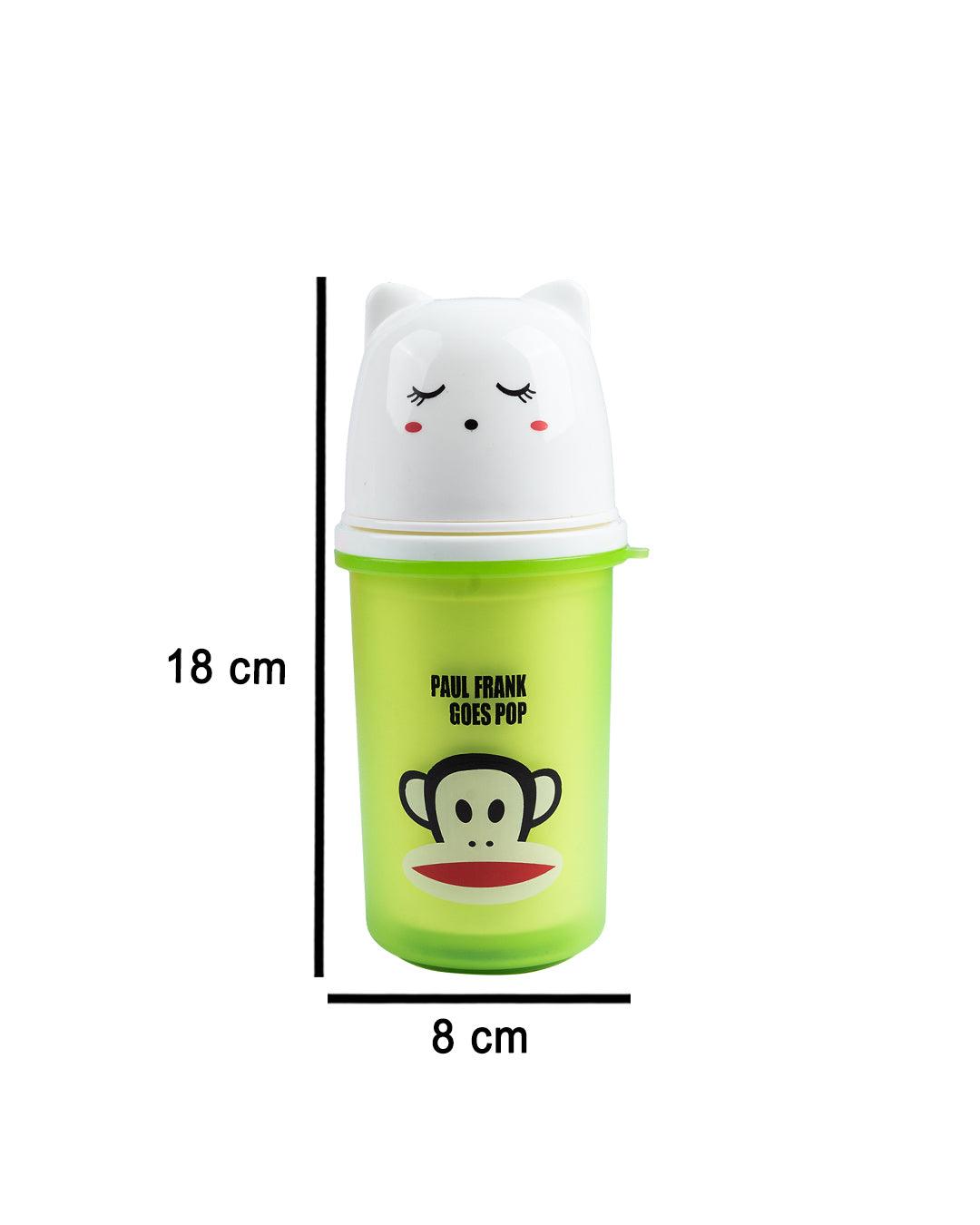 Kids Water Bottle, Green, Plastic, 250 mL - MARKET 99