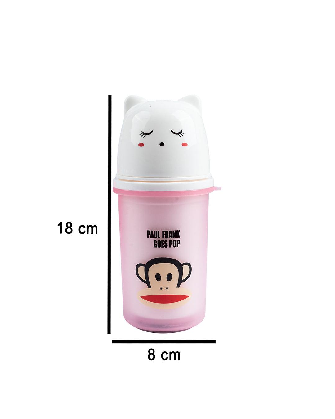 Kids Water Bottle, Pink, Plastic, 250 mL - MARKET 99