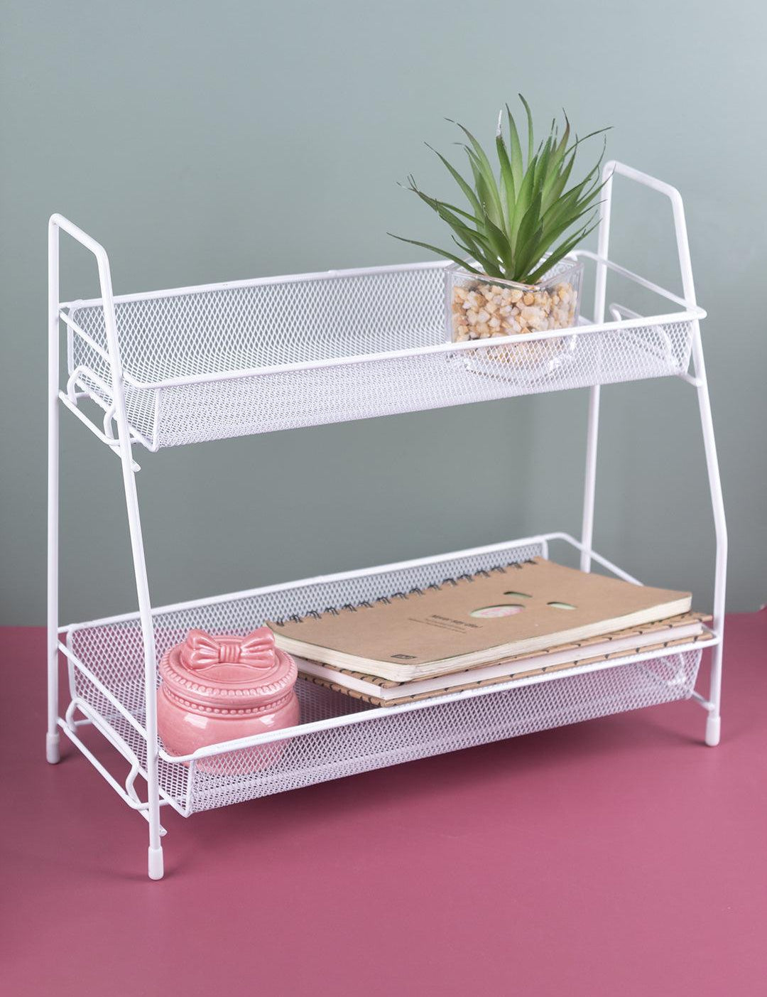 Kitchen 2-Tier Stepped Storage Shelf - MARKET 99