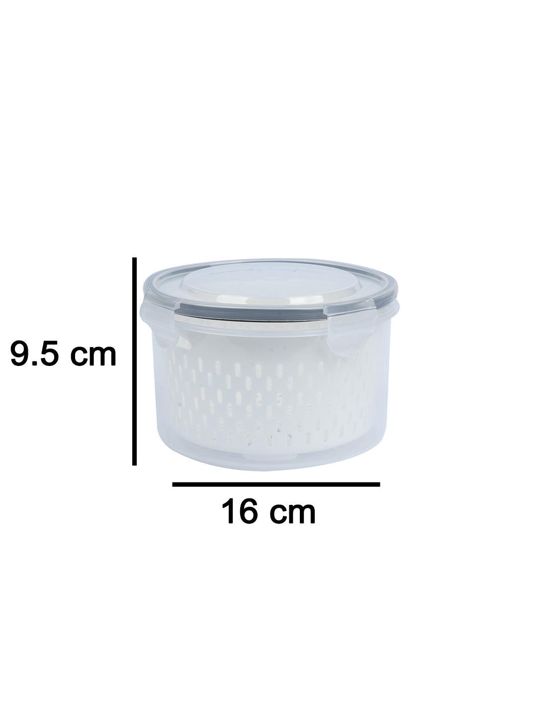 Kitchen Food Storage Containers - 1250ml, Plastic