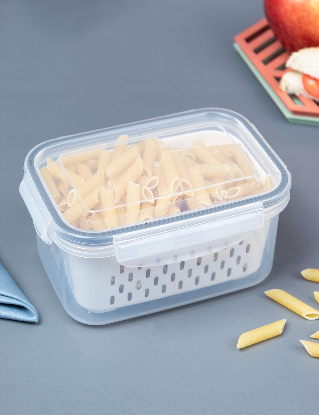 Kitchen Food Storage Containers - 1700ml, Plastic