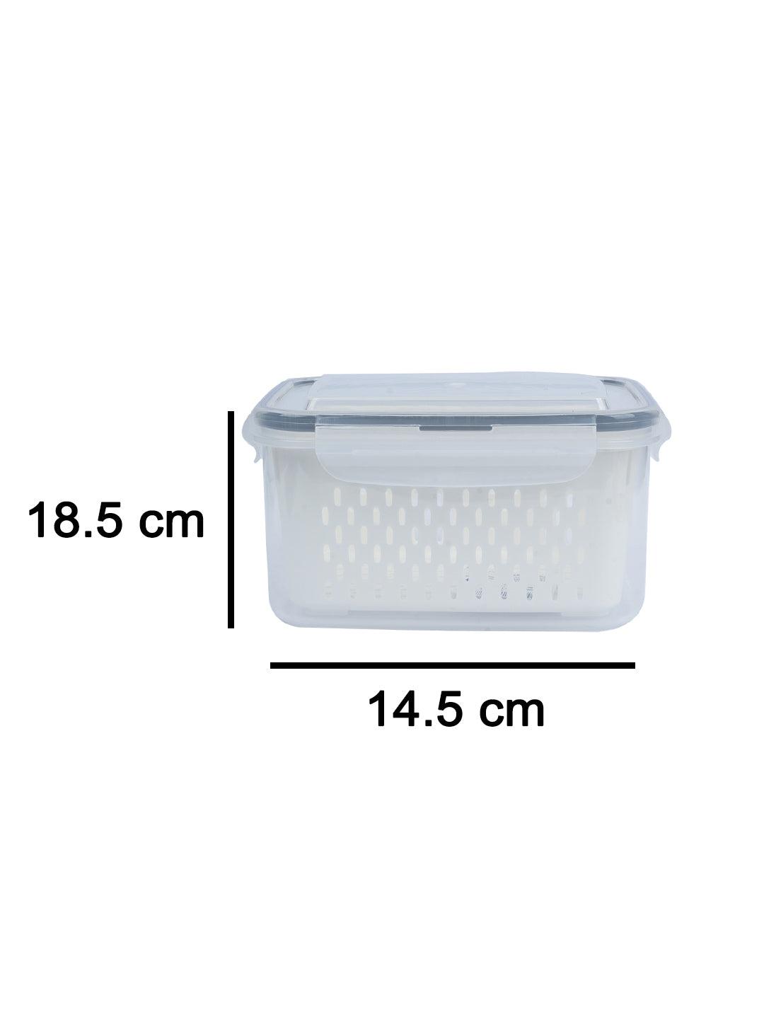 Kitchen Food Storage Containers - 1700ml, Plastic