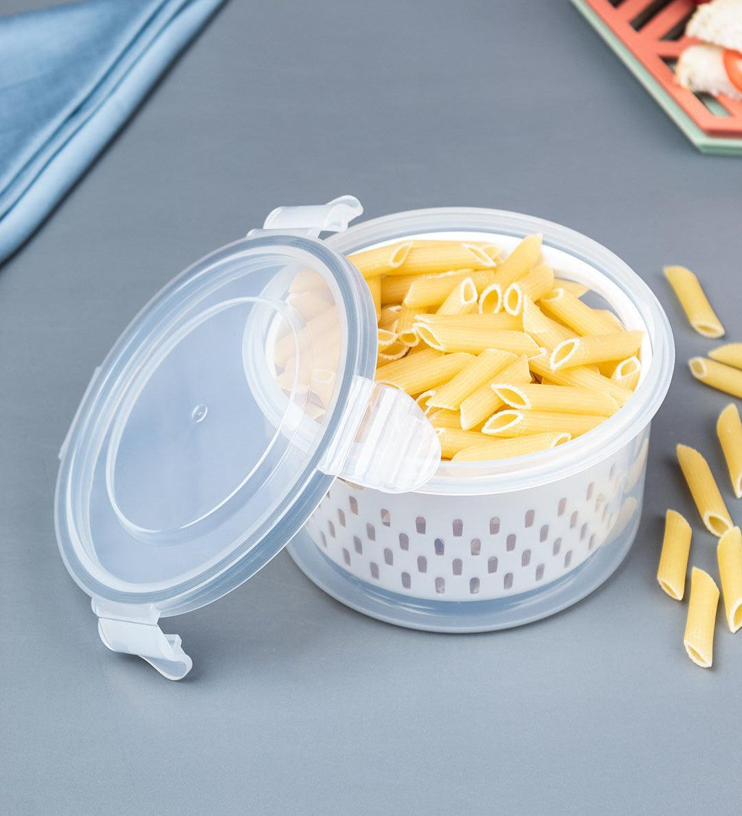 Kitchen Food Storage Containers - 550ml, Plastic