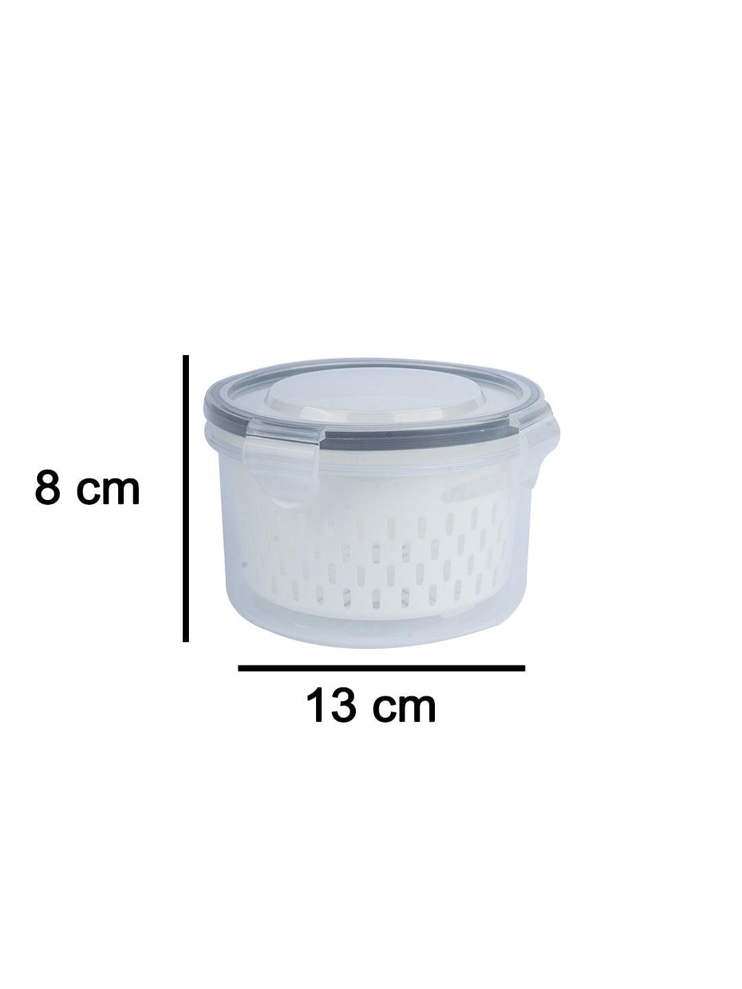 Kitchen Food Storage Containers - 550ml, Plastic
