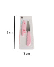 Kitchen Knife with Cover, Pink, Plastic - MARKET 99