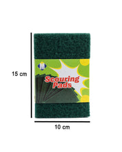 Kitchen Scrubbers, Green, Polyester, Set of 10 - MARKET 99