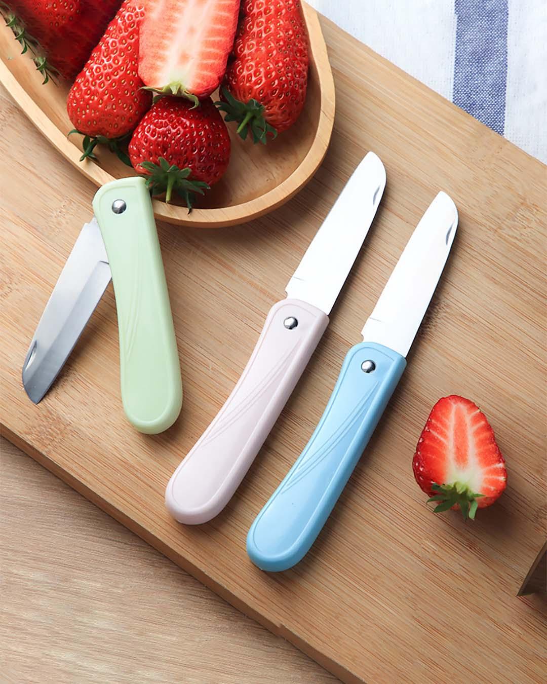 Kitchen Solid Knife, Turquoise, Plastic - MARKET 99