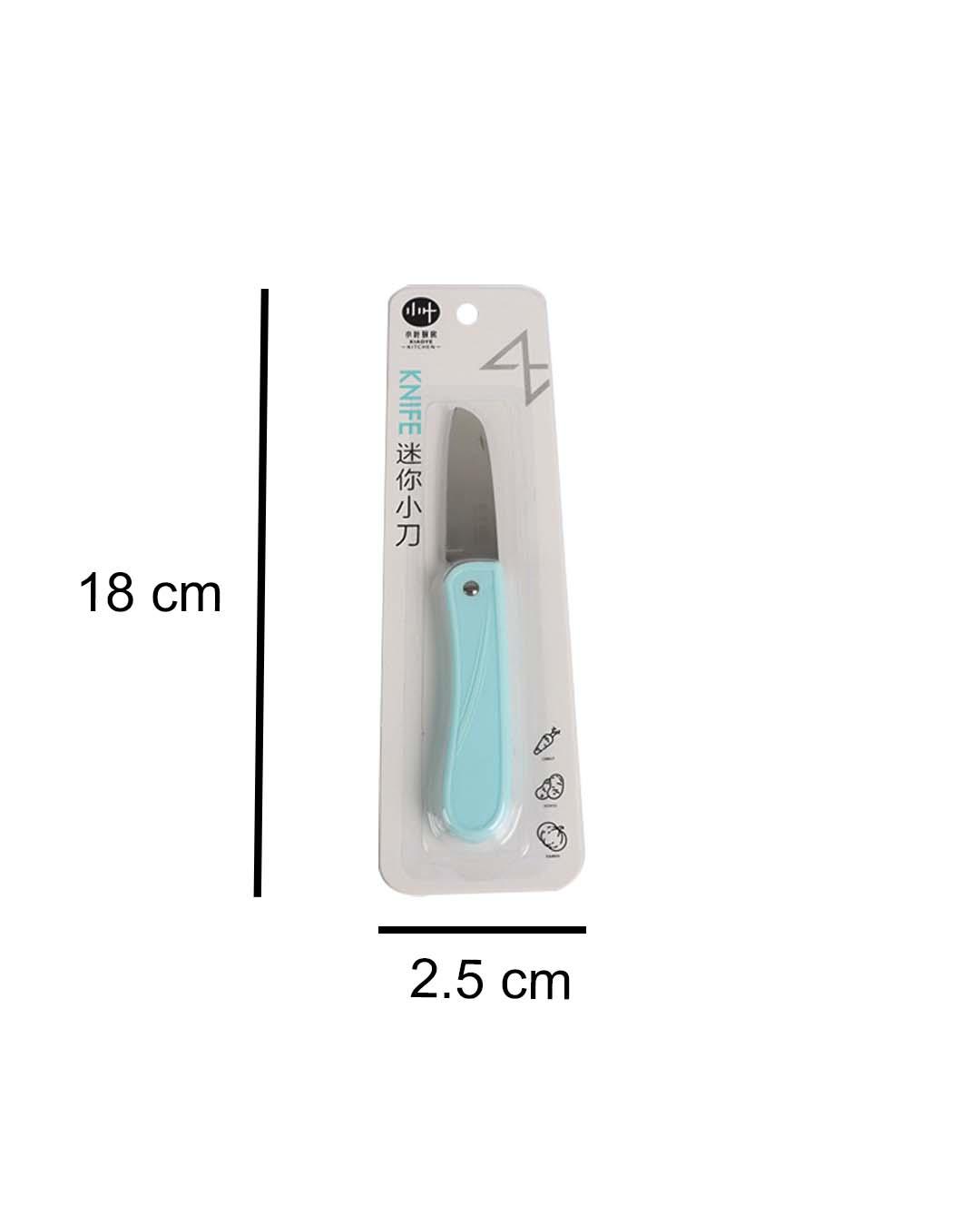 Kitchen Solid Knife, Turquoise, Plastic - MARKET 99