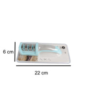 Knife Sharpener, Turquoise, Plastic - MARKET 99