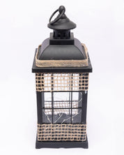 Lantern, Antique Design, Matt Black, Plastic - MARKET 99