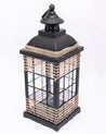 Lantern, Antique Design, Matt Black, Plastic - MARKET 99