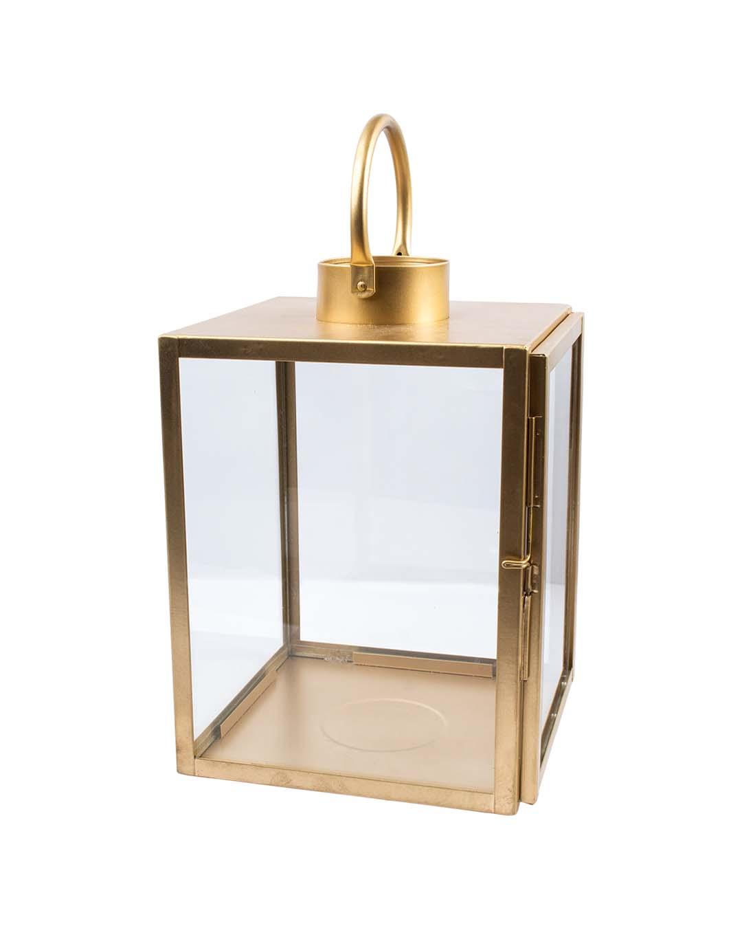Lantern, Contemporary Style Diwali Décor, Golden Colour, Iron - MARKET 99