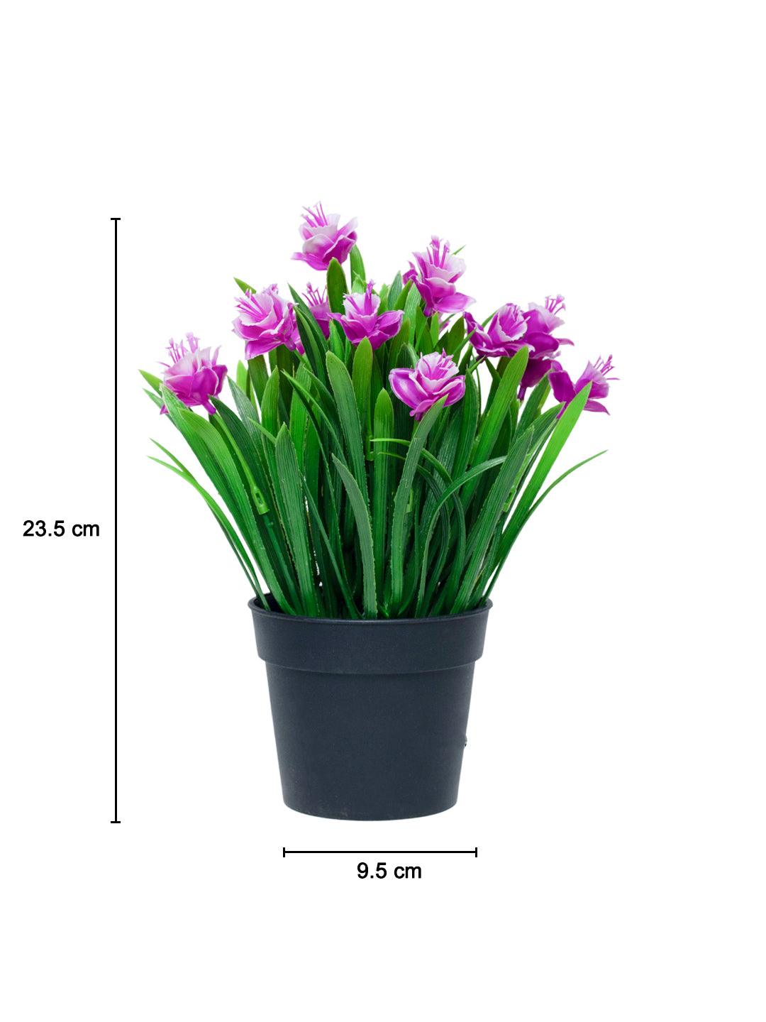 Lavender Artificial Flower With Pot - MARKET 99