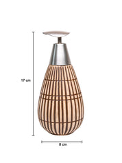 Light Brown Ceramic Pear Shape Soap Dispenser - 350mL - MARKET 99