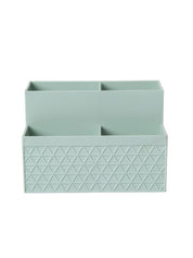 Light Green Desk Organizer With Four Compartments