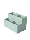 Light Green Desk Organizer With Four Compartments