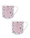 Light Pink Coffee Mugs ( Set Of 2, 340 mL) - MARKET 99