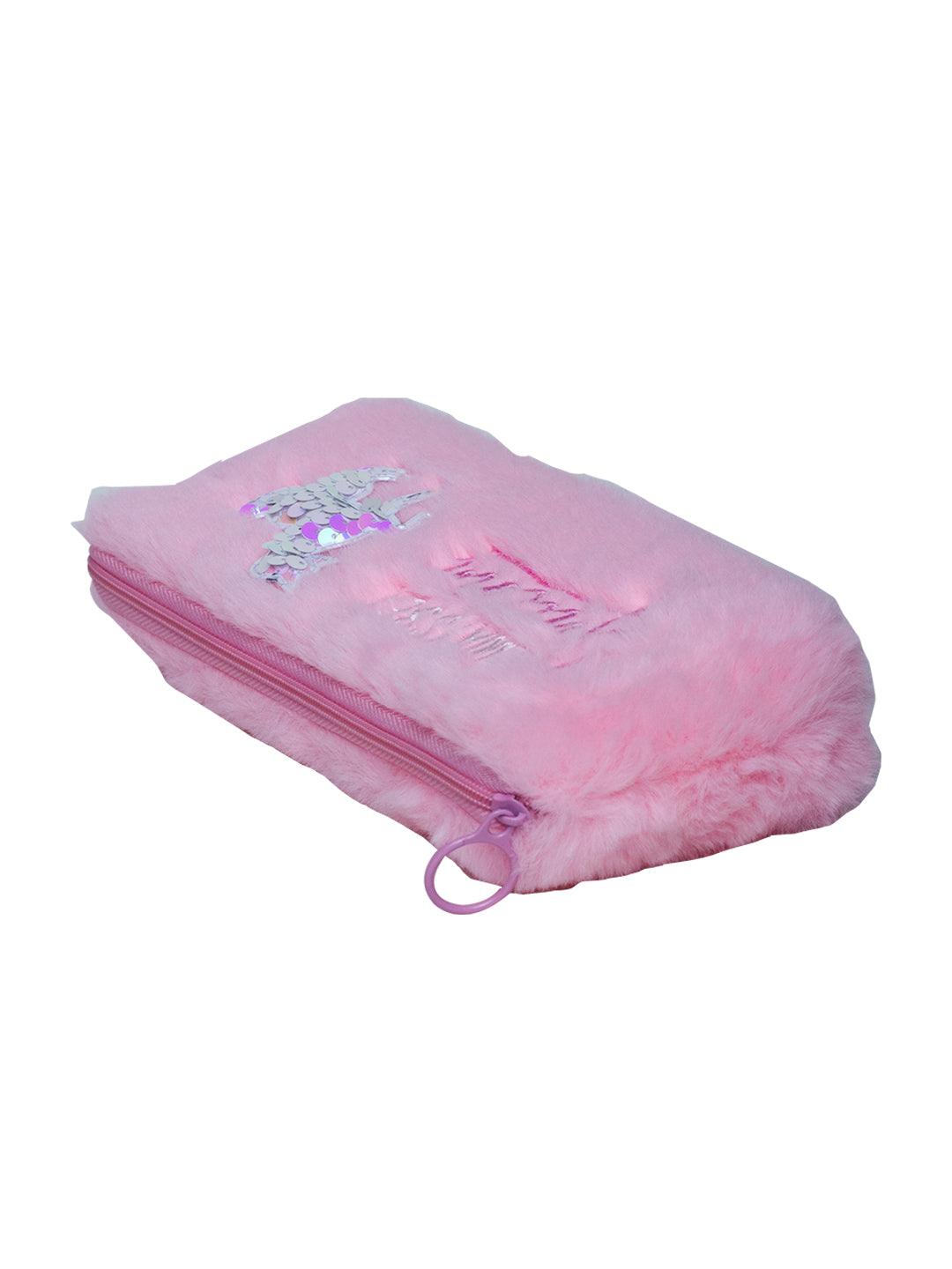 Light Pink Pencil Pouch - Fur - MARKET 99