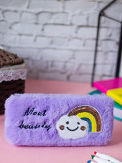 Light Purple Pencil Pouch - Fur - MARKET 99