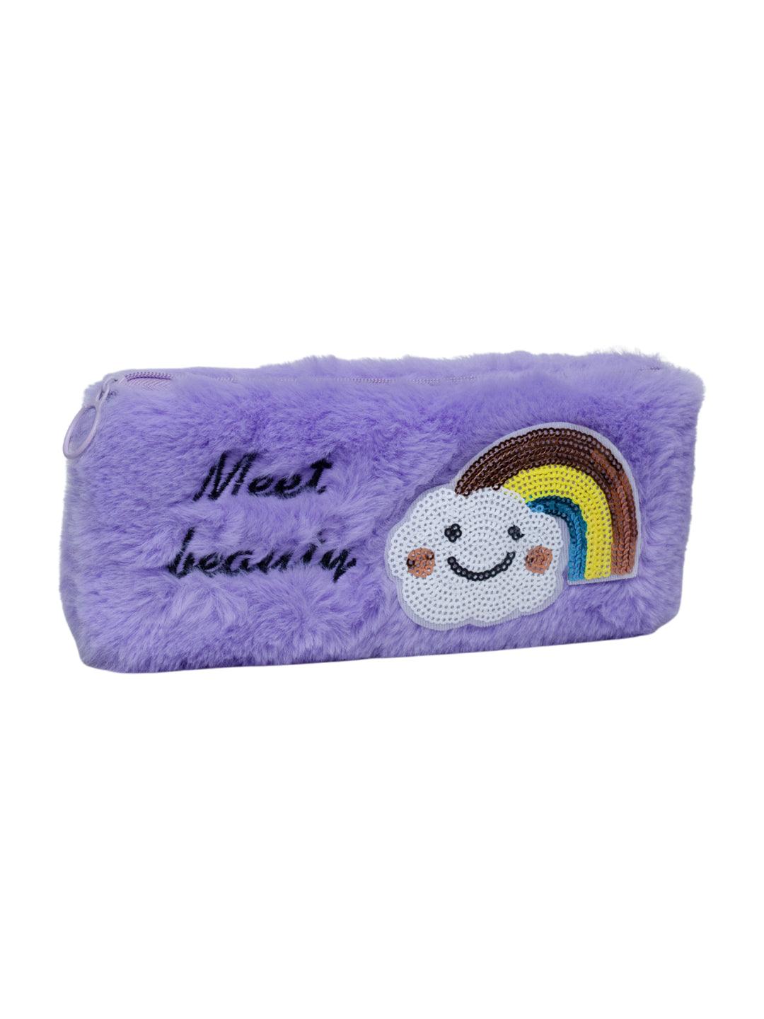 Light Purple Pencil Pouch - Fur - MARKET 99