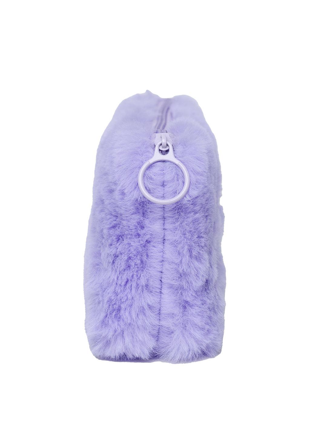 Light Purple Pencil Pouch - Fur - MARKET 99