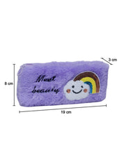 Light Purple Pencil Pouch - Fur - MARKET 99