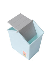 Lightblue Plastic Swing Dustbin - MARKET 99