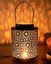 Lighting Home Decoration Hanging Candle Holder, Black, Iron