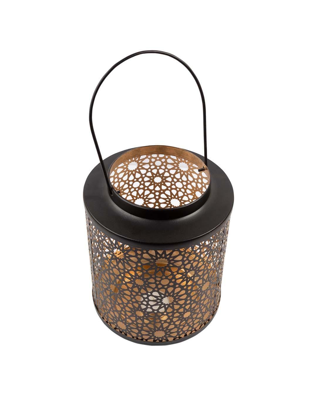 Lighting Home Decoration Hanging Candle Holder, Black, Iron