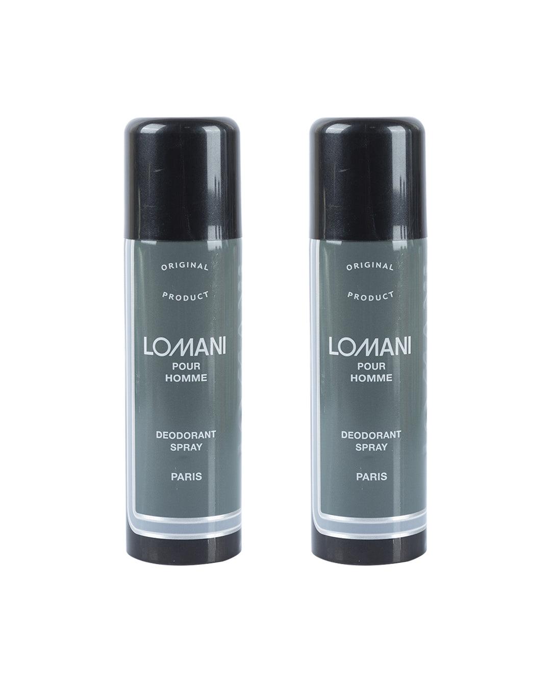 Lomani Men Deodorant Pack Of 2 (Each 200 mL) - MARKET 99