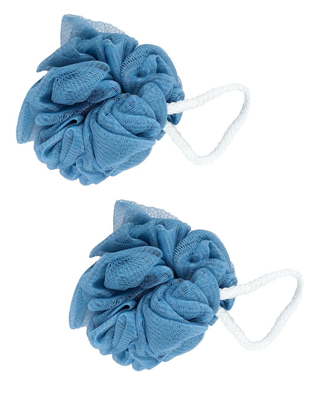 Loofah, Body Scrubber, Blue, Plastic, Set of 2 - MARKET 99