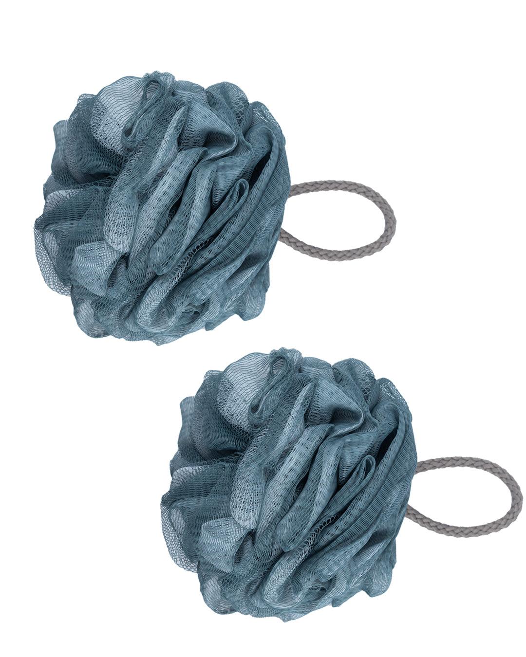 Loofah, Plastic, Blue, Set of 2 - MARKET 99