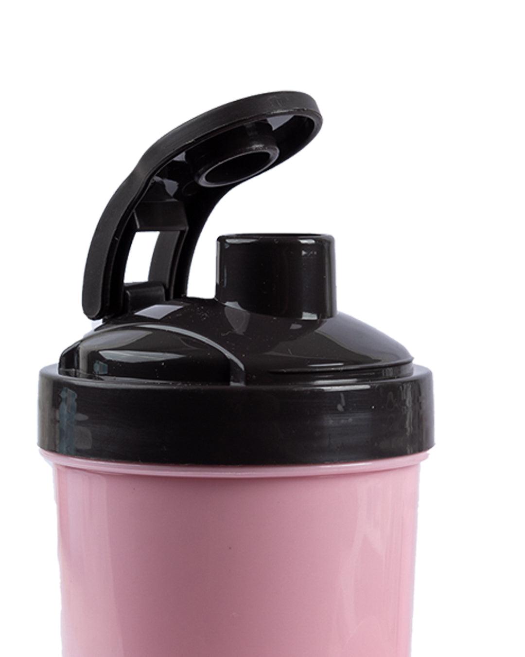 Lunch Box & Water Bottle Set, Pink, Plastic - MARKET 99