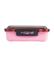 Lunch Box with Lid, Spoon & Fork, Pink, Plastic - MARKET 99