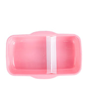 Lunch Box with Lid, Spoon & Fork, Pink, Plastic - MARKET 99