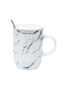 Marble Ceramic Mugs With Lid (350 mL) - MARKET 99