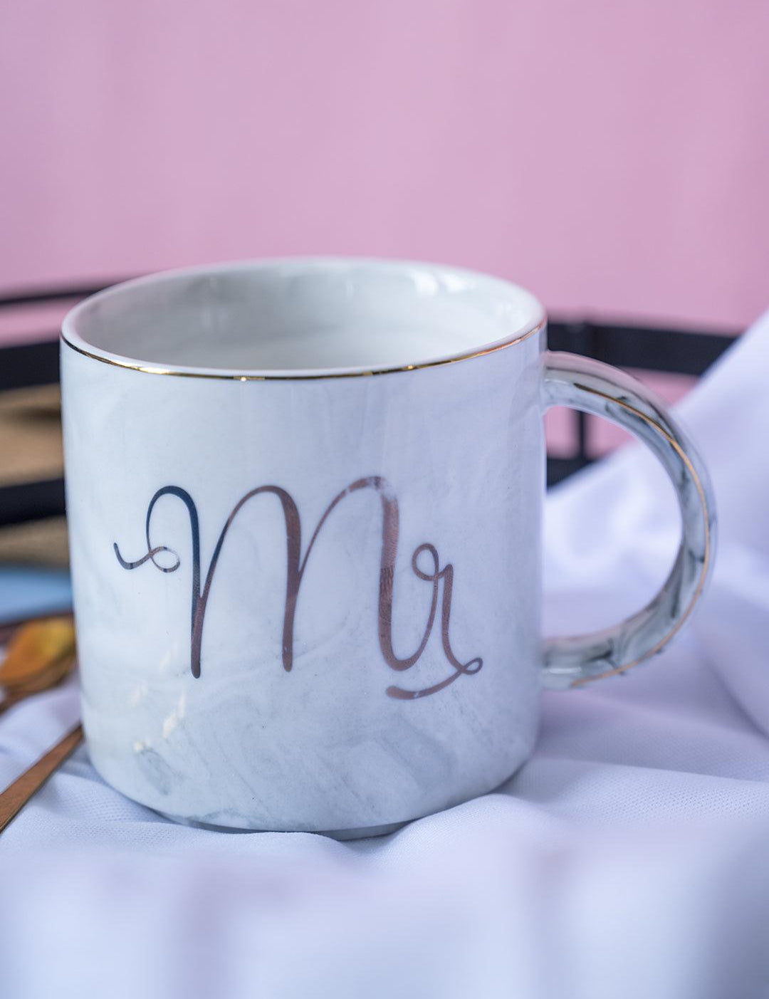 Marble Texture Grey Mr. Coffee Mug 350 ml - MARKET 99