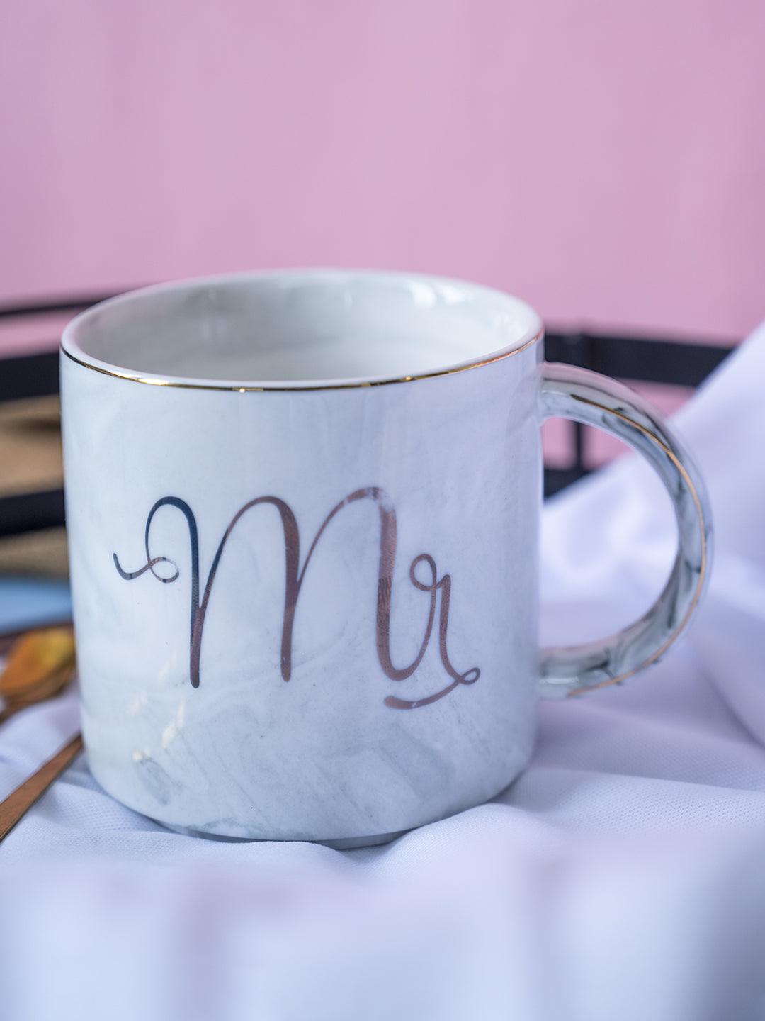 Marble Texture Grey Mr. Coffee Mug 350 ml - MARKET 99